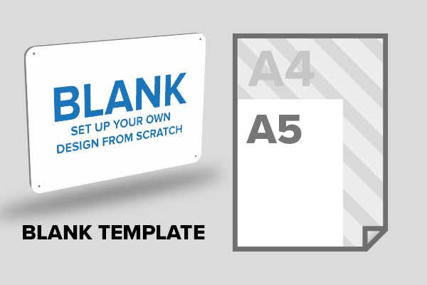DiBond Sign – A5 Size