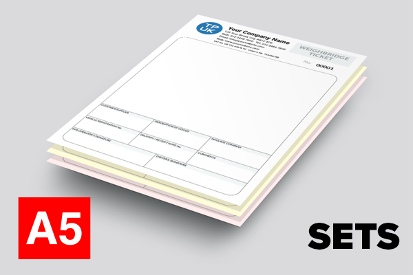 Weighbridge Ticket — General — A5 Sets — Version 1