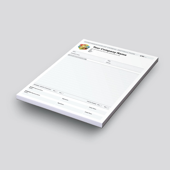 CVI Template printed by TradePrintingUK – large image