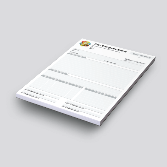 DAYWORKS printing as Carbonless NCR Books by TradePrintingUK – small image