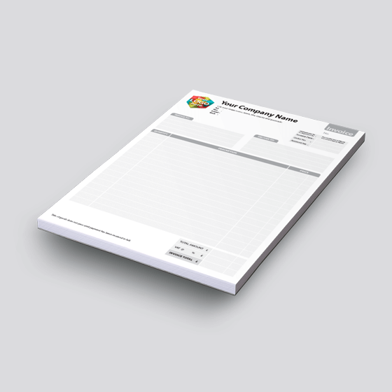 INVOICE BOOK printing by TradePrintingUK – small image