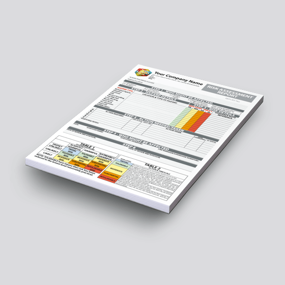 RISK ASSESSMENT REPORTS Template by TradePrintingUK – large image