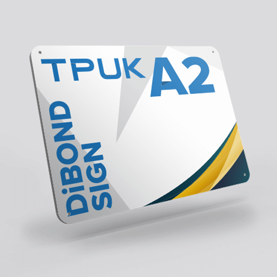 DiBond Aluminium Composite Sign printing by TradePrintingUK – small image
