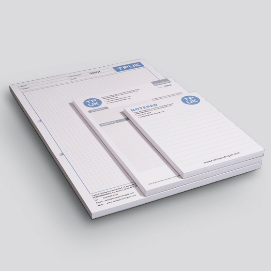 NOTEPADS and Desk pad printing by TradePrintingUK – large image