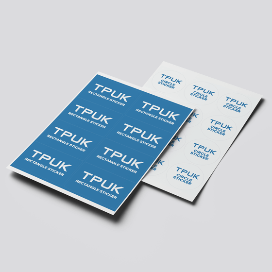 STICKERS on a Sheet printed by TradePrintingUK – small image