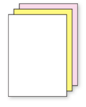&nbsp;<b>3-Part</b> — White / Yellow / Pink