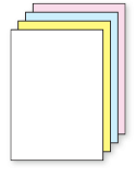 &nbsp;<b>4-Part</b> — White / Yellow / Blue / Pink