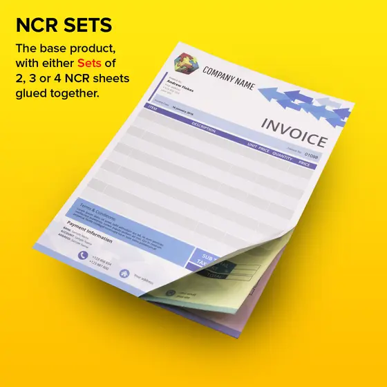 Custom Printed Carbonless NCR Sets by TradePrintingUK