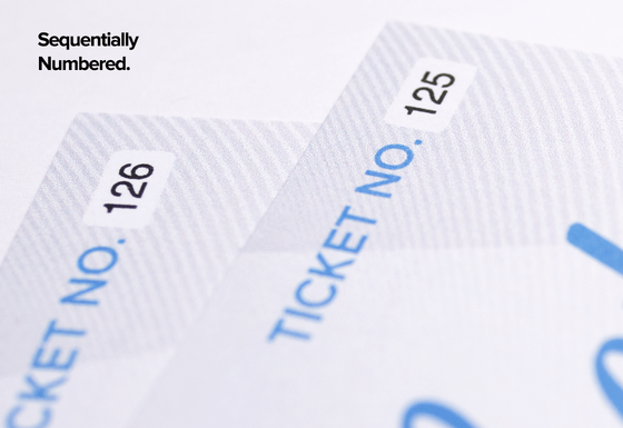 Personalised Event Ticket printing by TradePrintingUK for parties, events and concerts