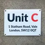 DiBond Aluminium Signage printing by TradePrintingUK