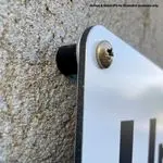 Custom Printed DiBond Aluminium Signs wall-mounted stand-off