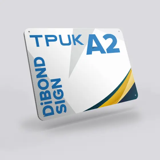 DiBond Aluminium Signs Custom Printed by TradePrintingUK