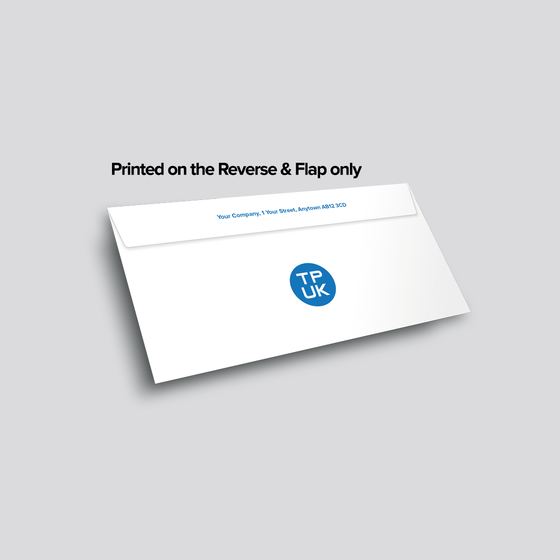 Printed on the REVERSE only