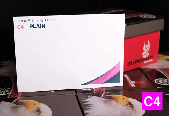 C4 Plain Envelopes Peel & Seal printed