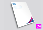 C4 WINDOW Envelopes Peel & Seal printed