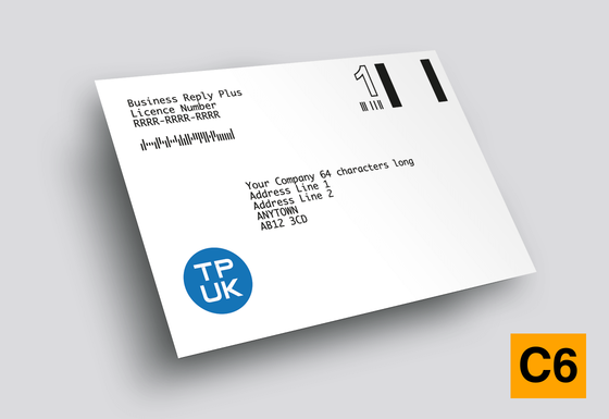 Business Reply Envelope C6 Image MAIN
