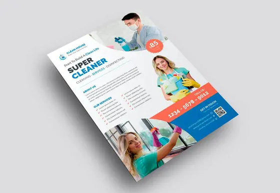 Flyers printed in full colour on 170gsm Silk by TradePrintingUK image 03