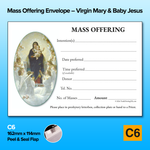 Mass Offering Envelopes - C6 – Virgin Mary & Baby Jesus
