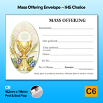 Mass Offering Envelopes - C6 – IHS Chalice