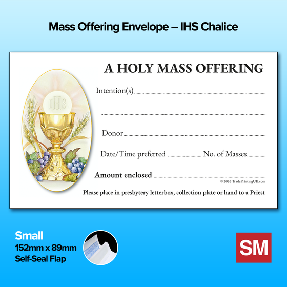Mass Offering Envelopes - Small – IHS Chalice