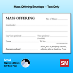Mass Offering Envelopes - Small – Text Only