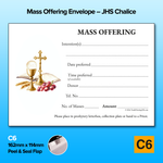 Mass Offering Envelopes - C6 – JHS Chalice