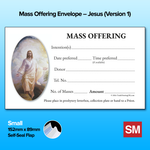 Mass Offering Envelopes - Small – Jesus (Version 1)