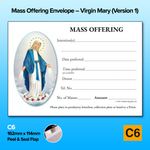 Mass Offering Envelopes - C6 – Virgin Mary (Version 1)