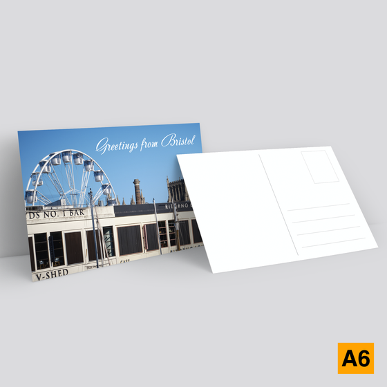 Custom Printed Postcards – A6 Size – Printed Front & Reverse