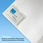 Optional Business Card Plastic Pocket on TradePrintingUK's Folders