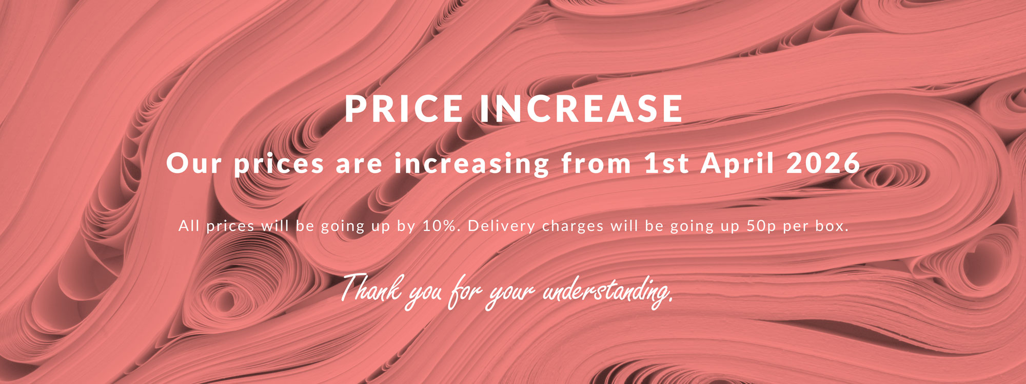 Price Increase April 2026