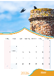 A3 Wall Calender ___2026 editable