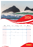 A3 Wall Calender ___ 2026 editable