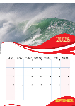 A3 Wall Calender ___ 2026 editable