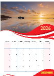 A3 Wall Calender ___ 2026 editable
