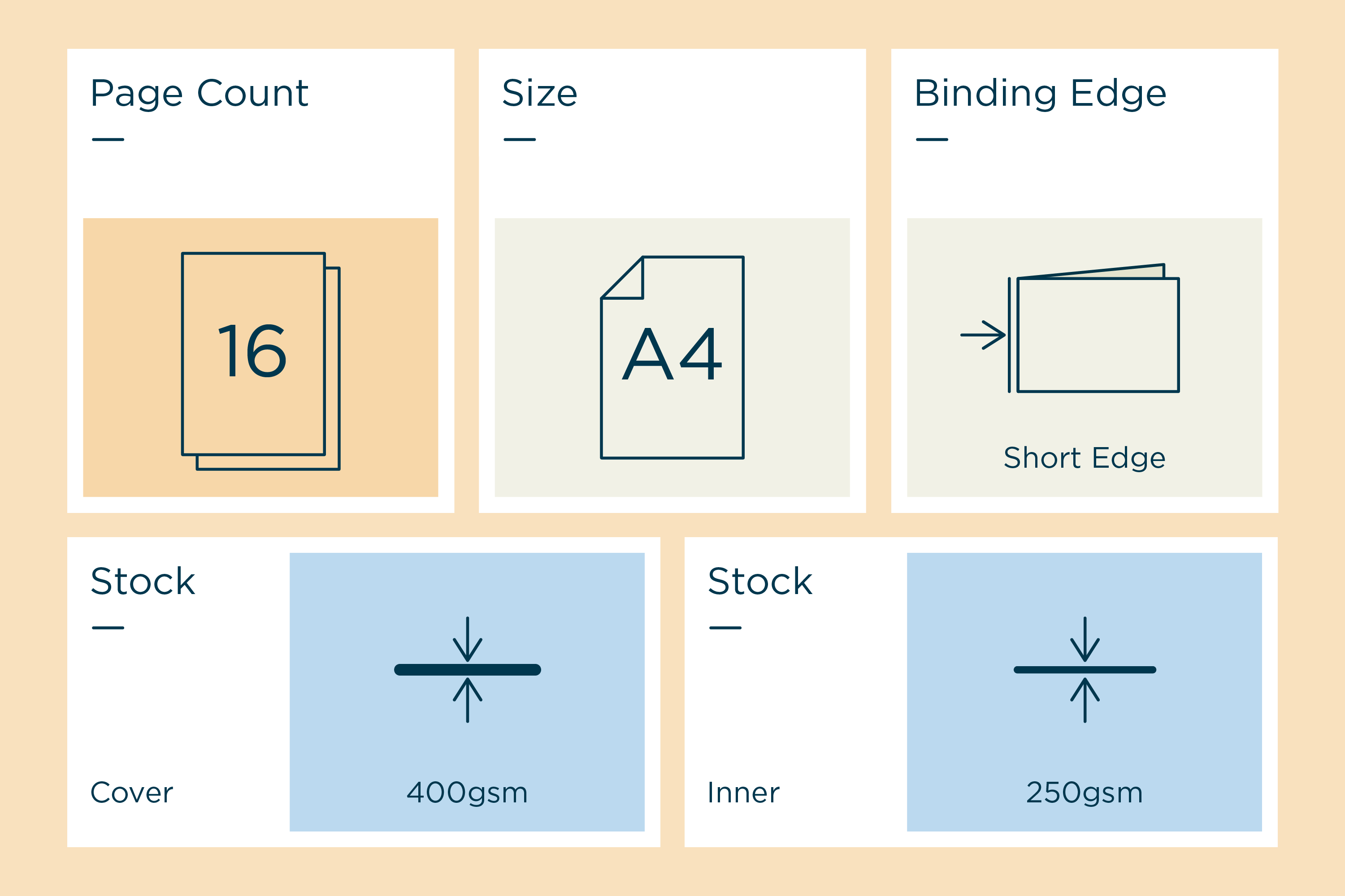 A4 16 Page 400-250gsm