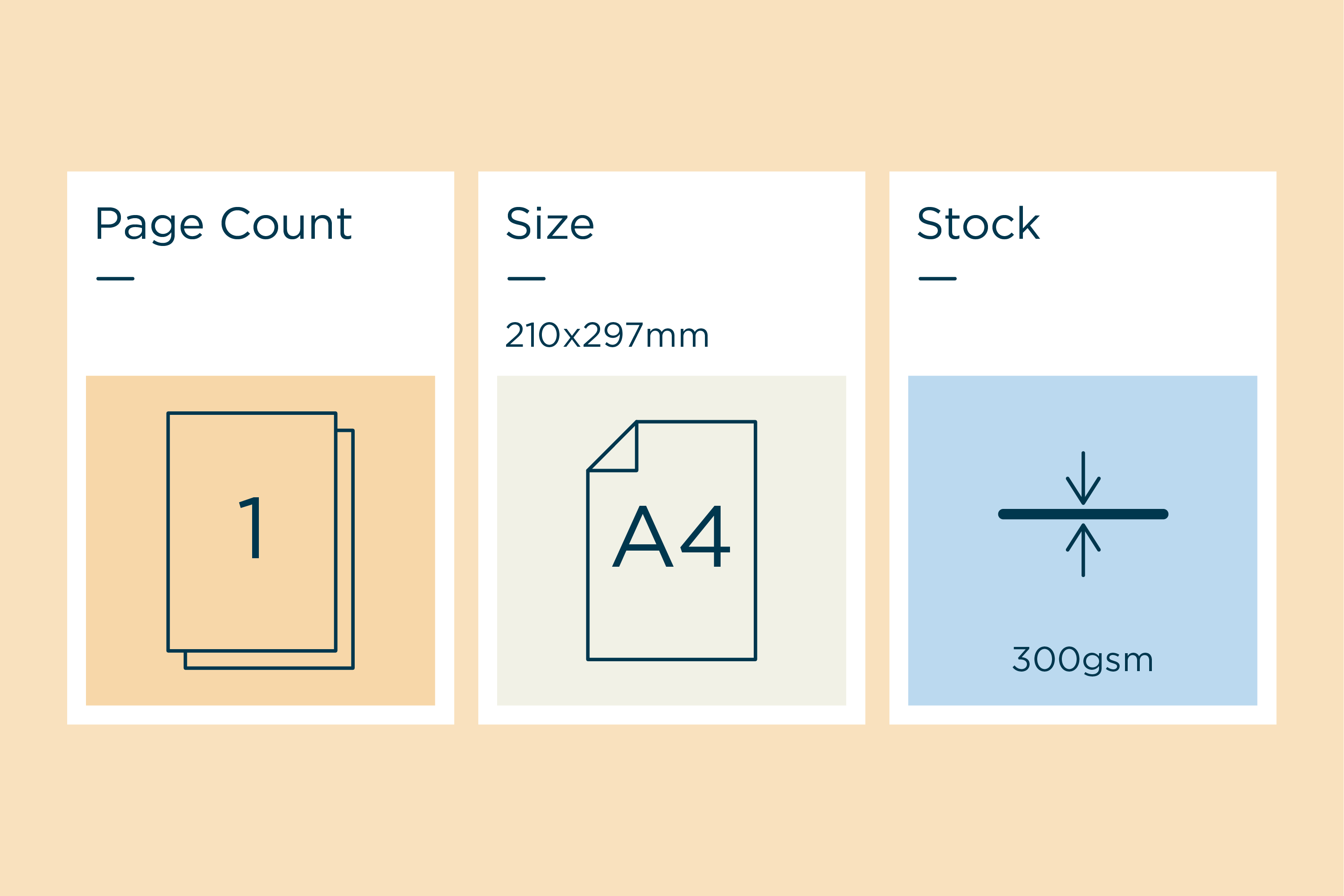 A4 Window Card 300gsm