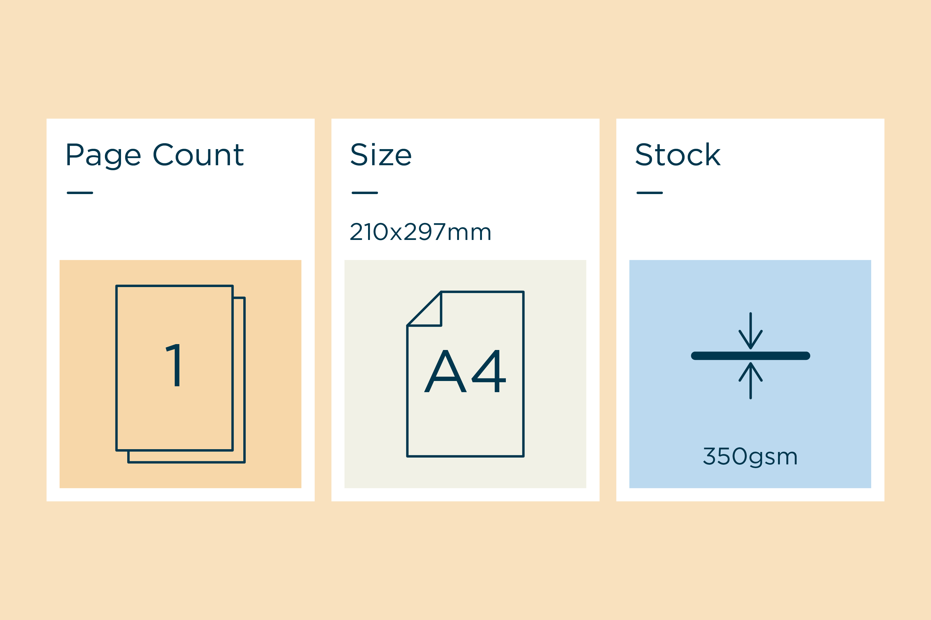 A4 Window Card 350gsm