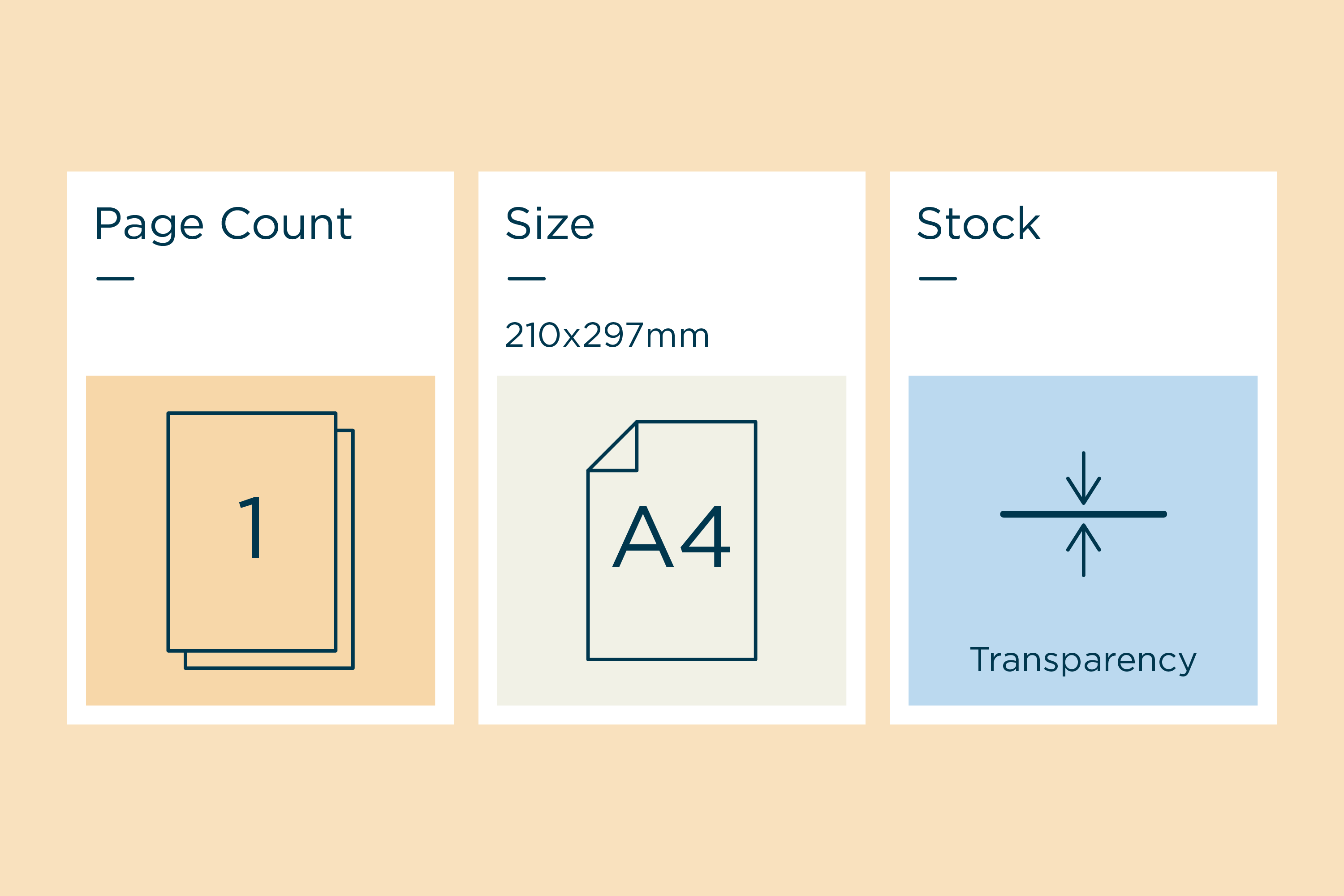 A4 Backlit Transparency