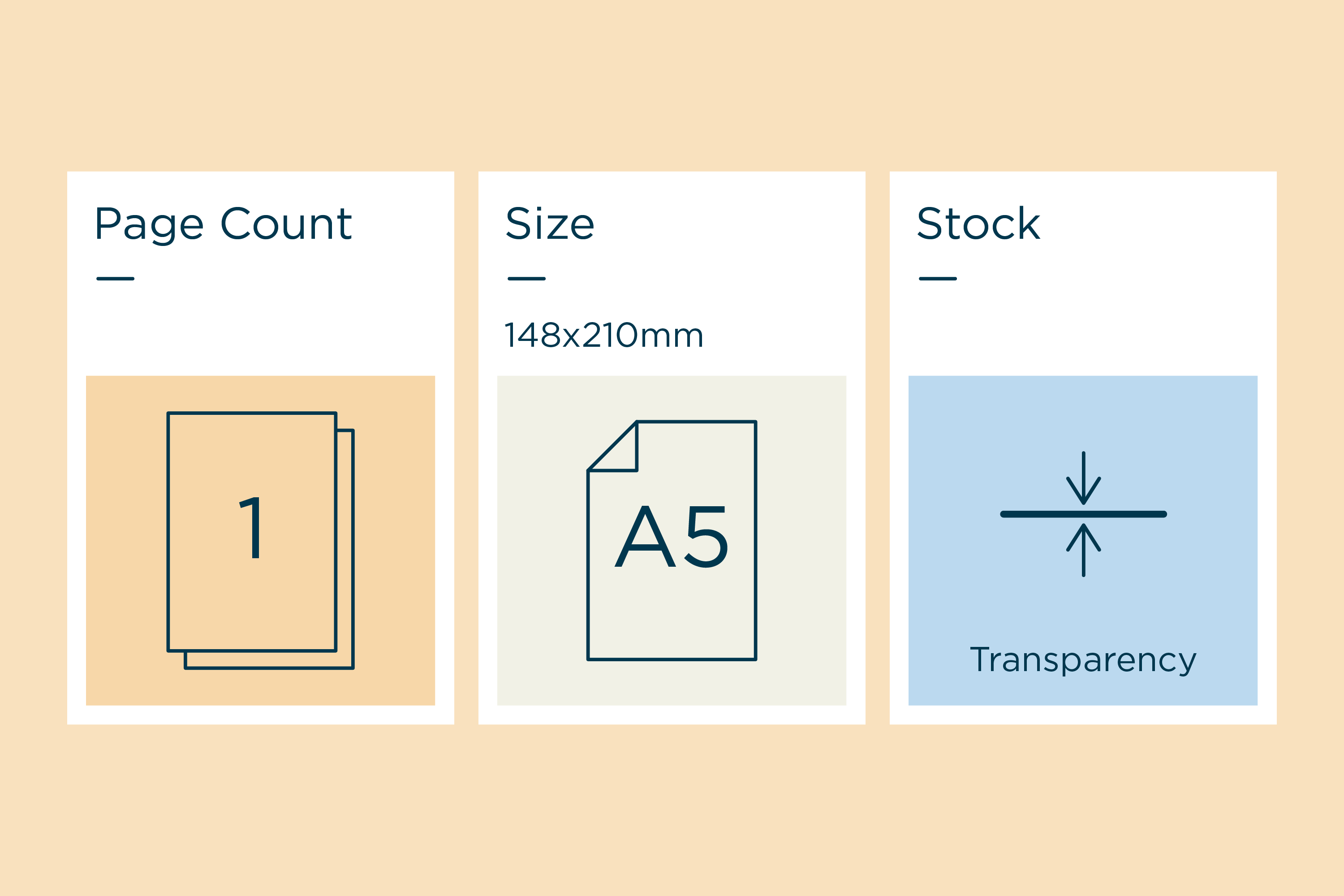 A5 Backlit Transparency