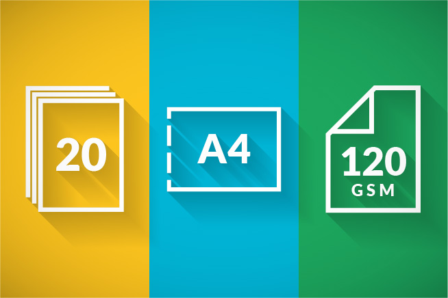 A4 20 Page 120gsm A4 20 Page 120gsm