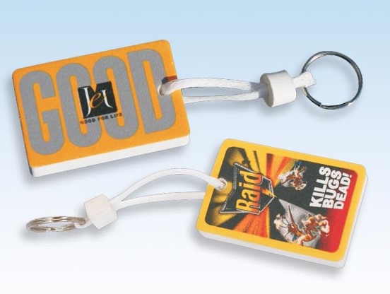 Foam keyring, UV print