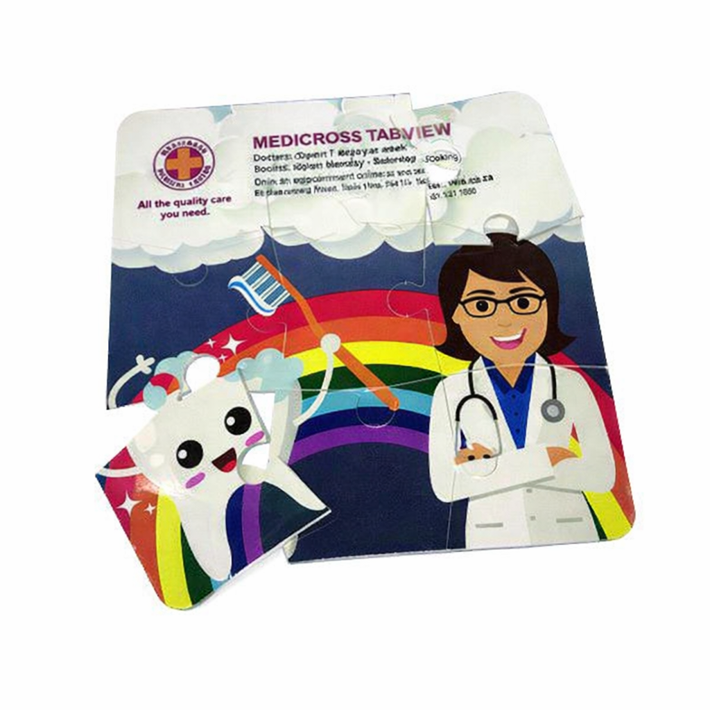 9 Piece Jigsaw Full Colour - Laminated