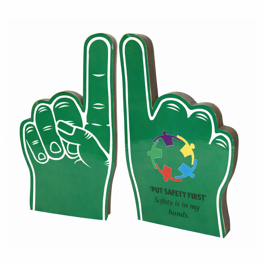 36mm Index Finger Hand Waver Full Colour Digital